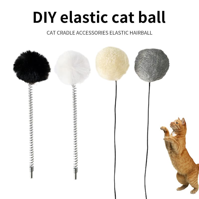 Cat Climbing Frame, Cat Nest, Cat Tree, Integrated Multi-Layer Cat Jumping Platform, Sisal Cat Scratching Post Accessories, 6mm Screw Spring, Rabbit Hair Ball
