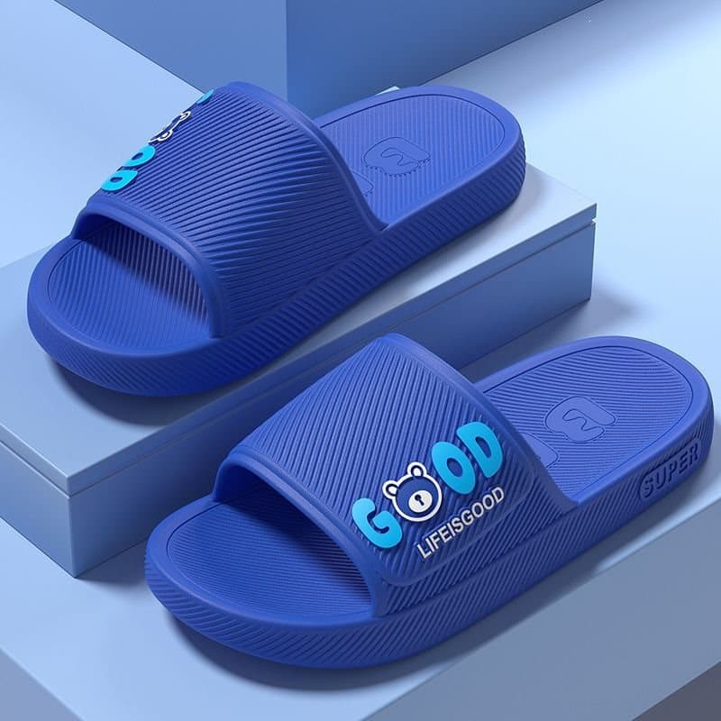 Slippers for Men Anti-Slip Anti-Odor Men's Slippers Outdoor Fashion Platform Summer Ultra Soft Sole Casual Sandals Sleeve Adult