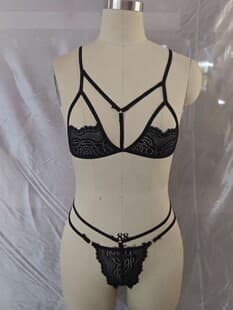 Sexy Lingerie Set for Women - Sheer Lace Hot Two-Piece Lingerie Set