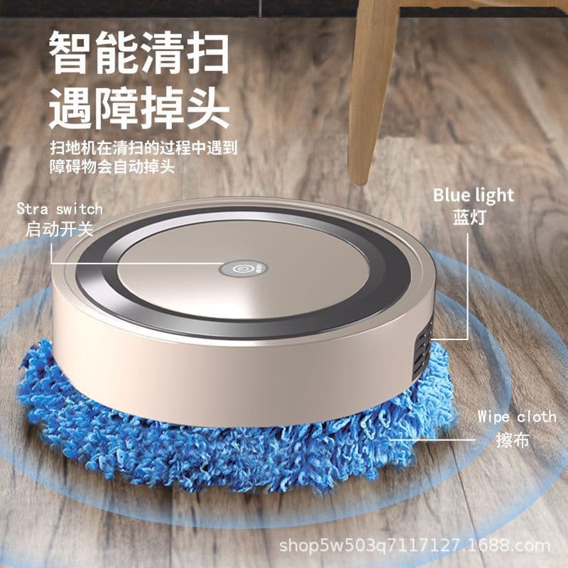 Cross-border Amazon Robot Vacuum and Mop Combo, Wet and Dry Floor Cleaning Machine, Self-Cleaning for Home Use