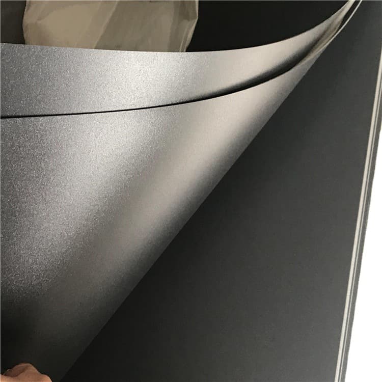 Direct factory PP sheet, black frosted board, flame-retardant film, luggage lining plastic sheet material.
