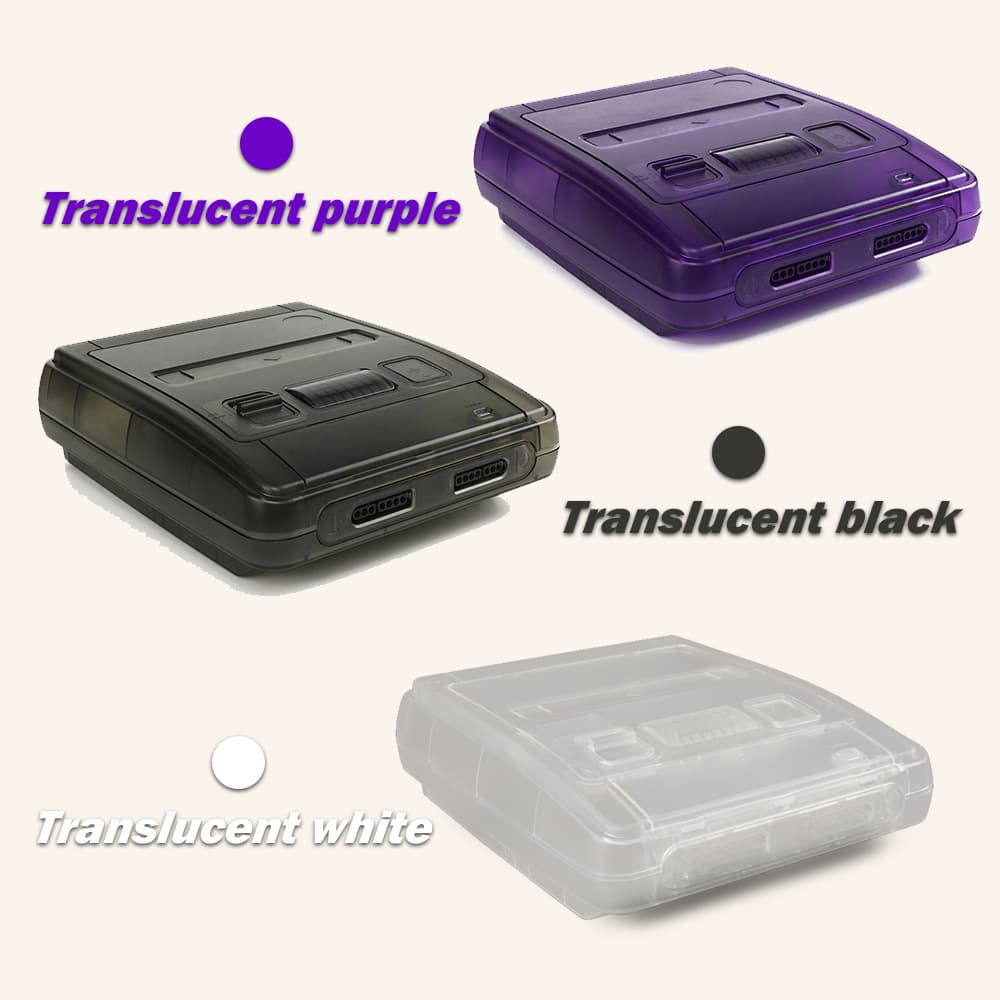 Brand New SFC Console Shell SFC Console Replacement Case High Quality SFC Translucent Shell In Stock