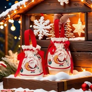 Christmas Gift, Christmas Eve Apple Box, Gift Box Empty Box, Cartoon Peace Apple, Christmas Apple Bag, Wholesale