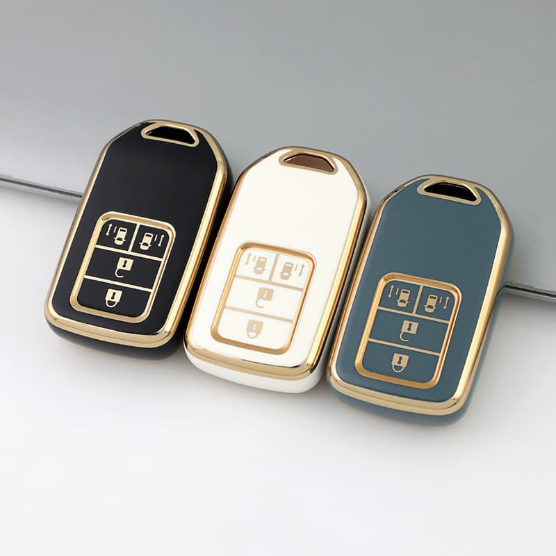 TPU Soft Silicone Key Case Cover for Honda Elysion Remote Key, Compatible with Honda Odyssey Hybrid
