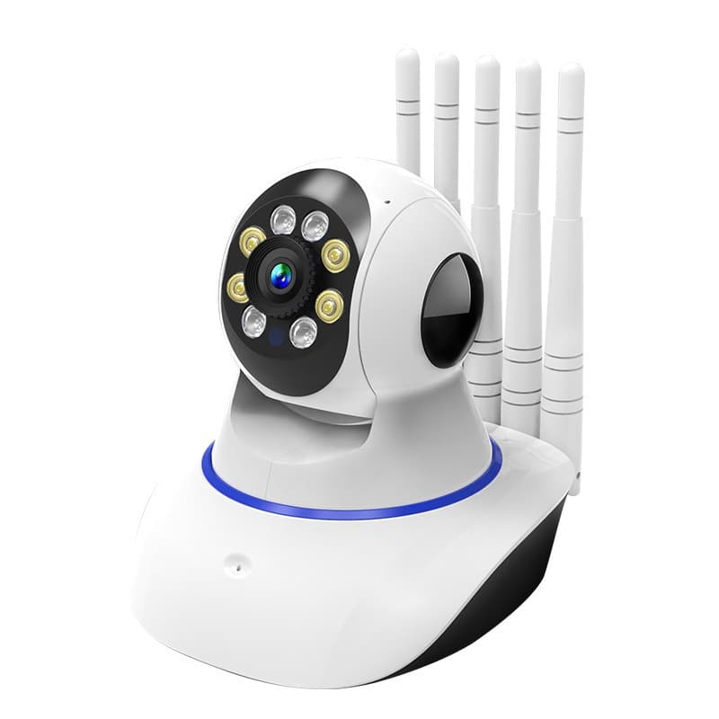 Wireless WiFi camera remote monitoring mobile phone indoor 360-degree rotating monitor for home security monitoring