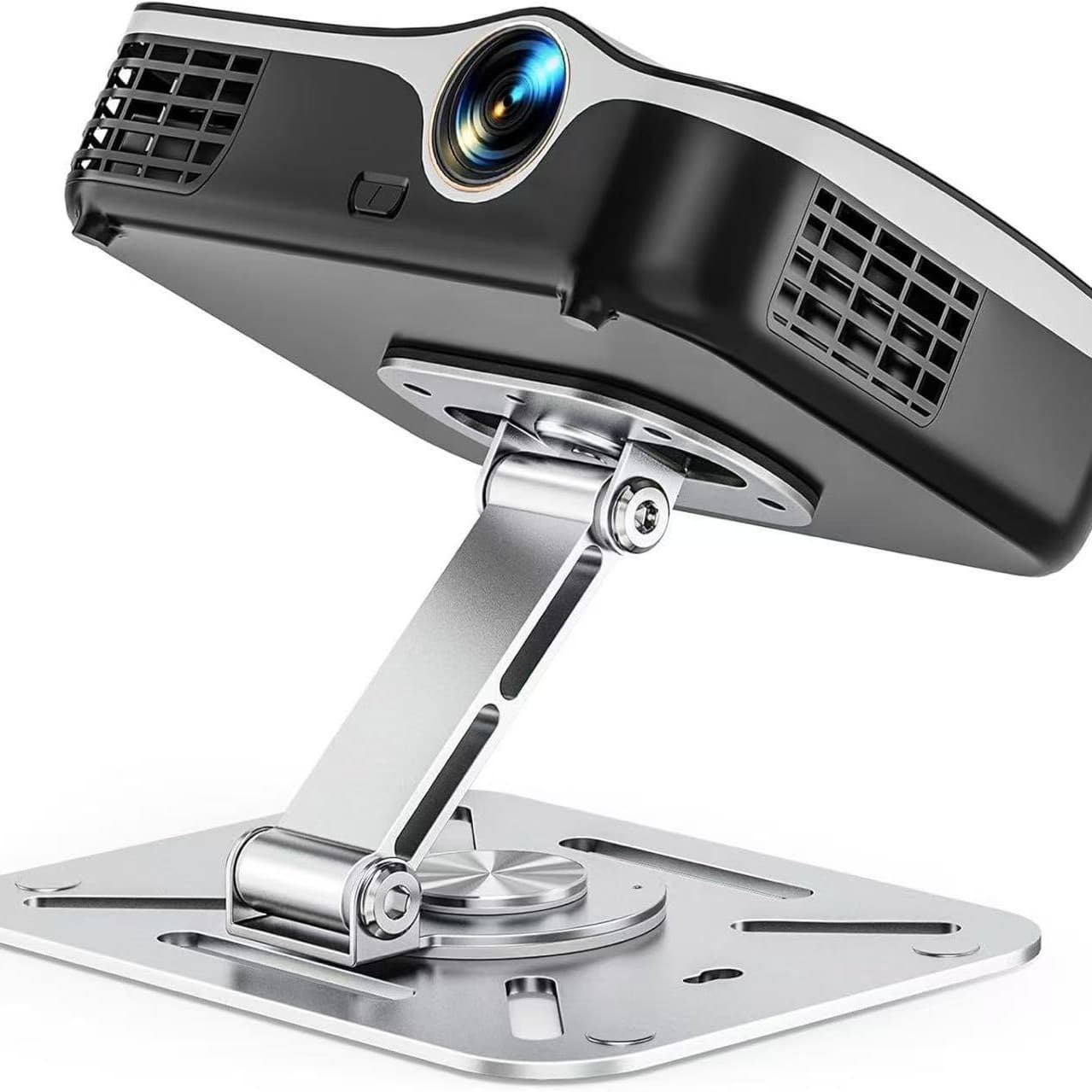 Cross-border Trade 360° Rotating Projector Stand Desktop/Wall/Ceiling 3-in-1 Foldable Portable Projector Holder