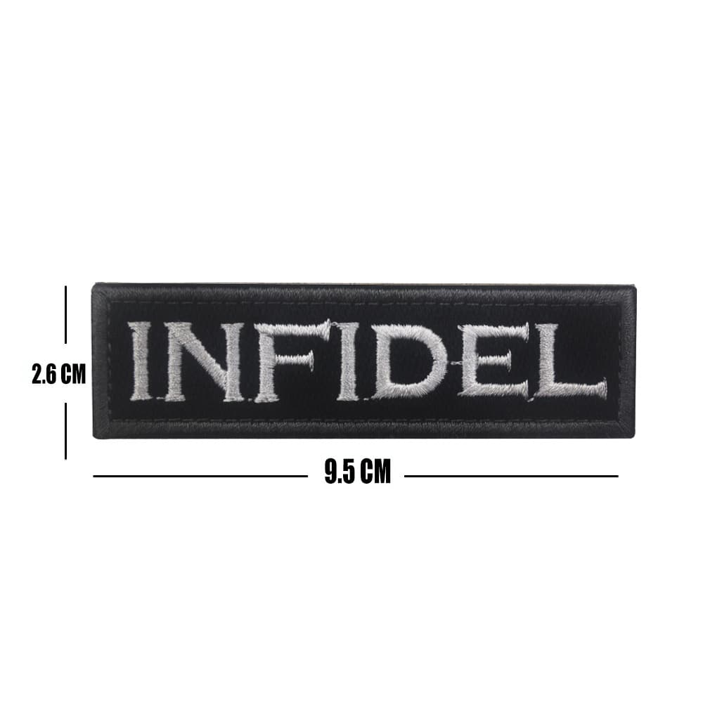 Amazon Source Outdoor Accessories Bag with Embroidered Fabric Patch Mini Long Strip Chest Badge Arm Badge Magic Hat Badge