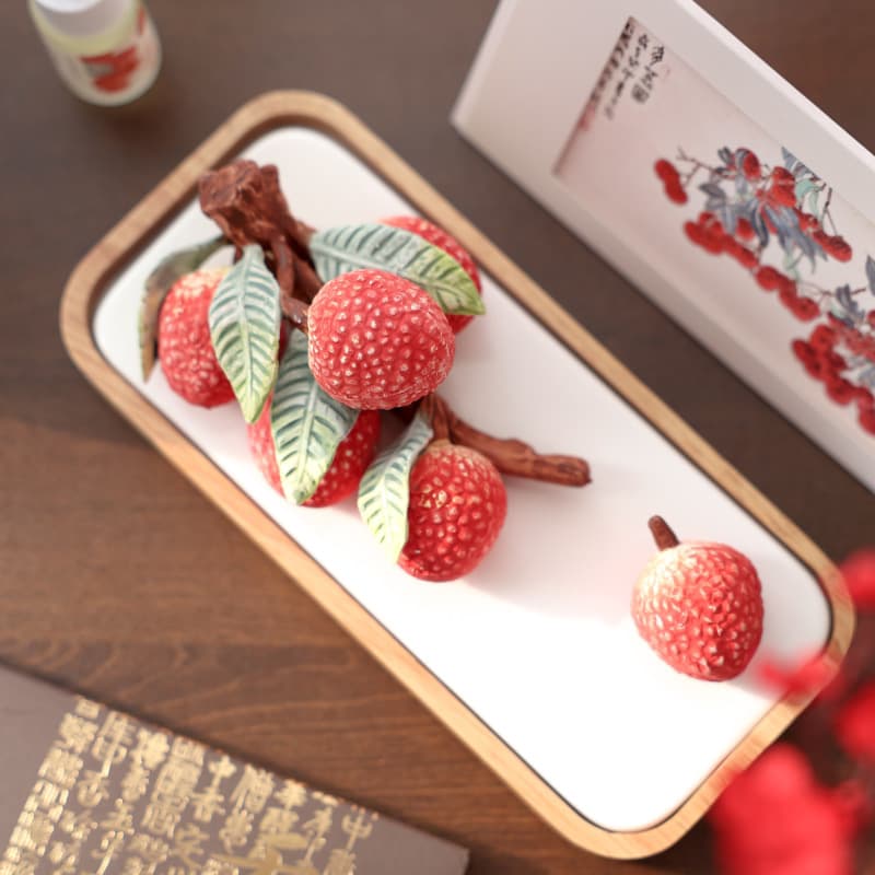 THISISFORU Lychee Aroma Stone Scented Candle-Free Gift Box, Fragrance Decoration, Birthday, Wedding, Housewarming Gift