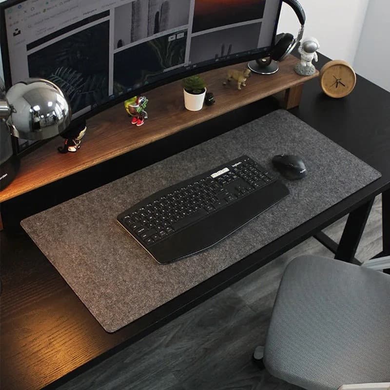 Cross-border Felt Mouse Pad Extra Large Thickened Office Desk Mat Non-slip Writing Pad Computer Keyboard Game Desk Mat