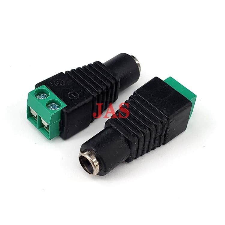 Supply Surveillance Camera Power Solderless Screw Terminal 5.5*2.1 DC Female Jack 12V Power Connector DC Plug