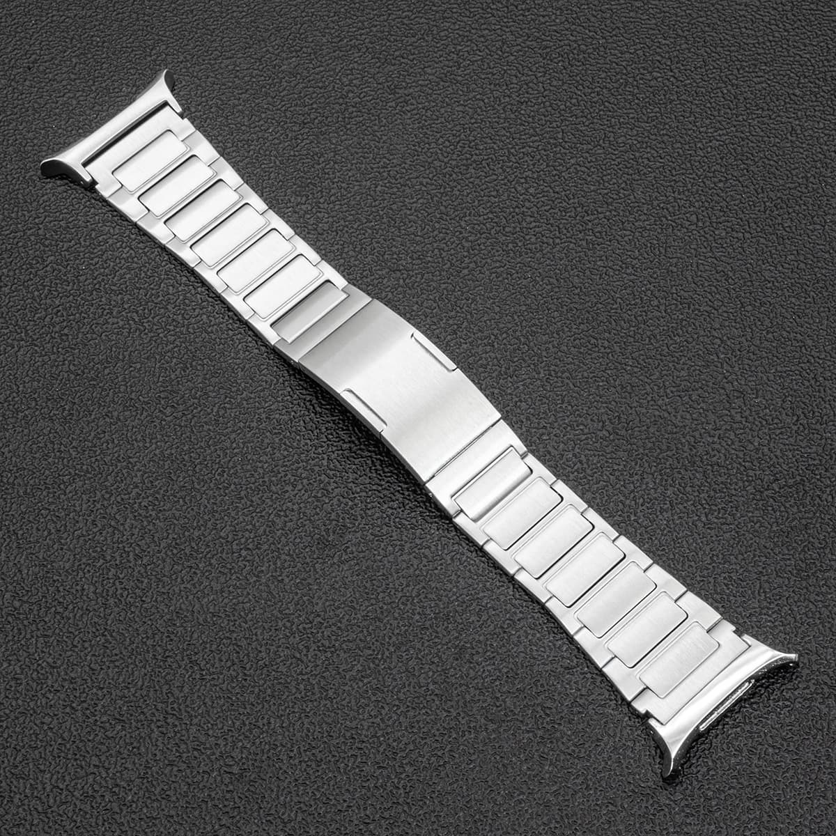 Suitable for Samsung Galaxy Watch Ultra three-bead quick-release stainless steel watch strap folding buckle metal watch strap
