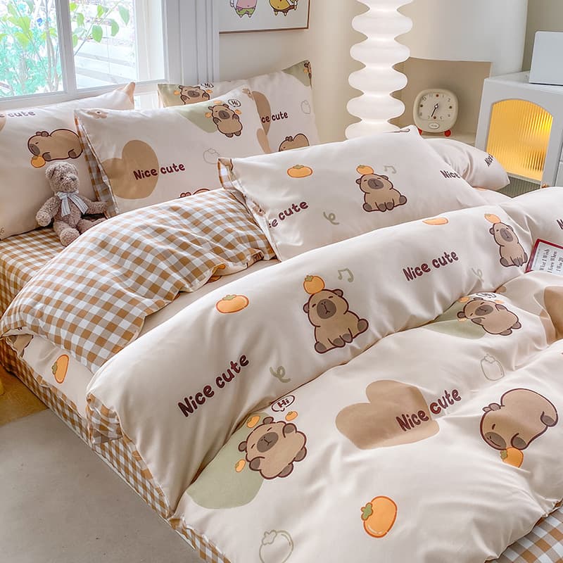 Student Dormitory 6-Piece Bed Set Single Student Dormitory 3-Piece Set Dormitory Bed 6-Piece Set Quilt Cover Quilt Wholesale