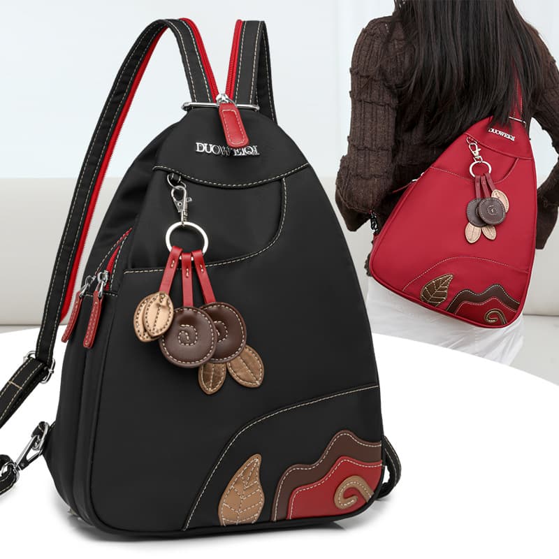 New Fashion Simple Korean Style Waterproof Oxford Fabric Crossbody Bag Backpack Lightweight Versatile Large Capacity Multi-functional