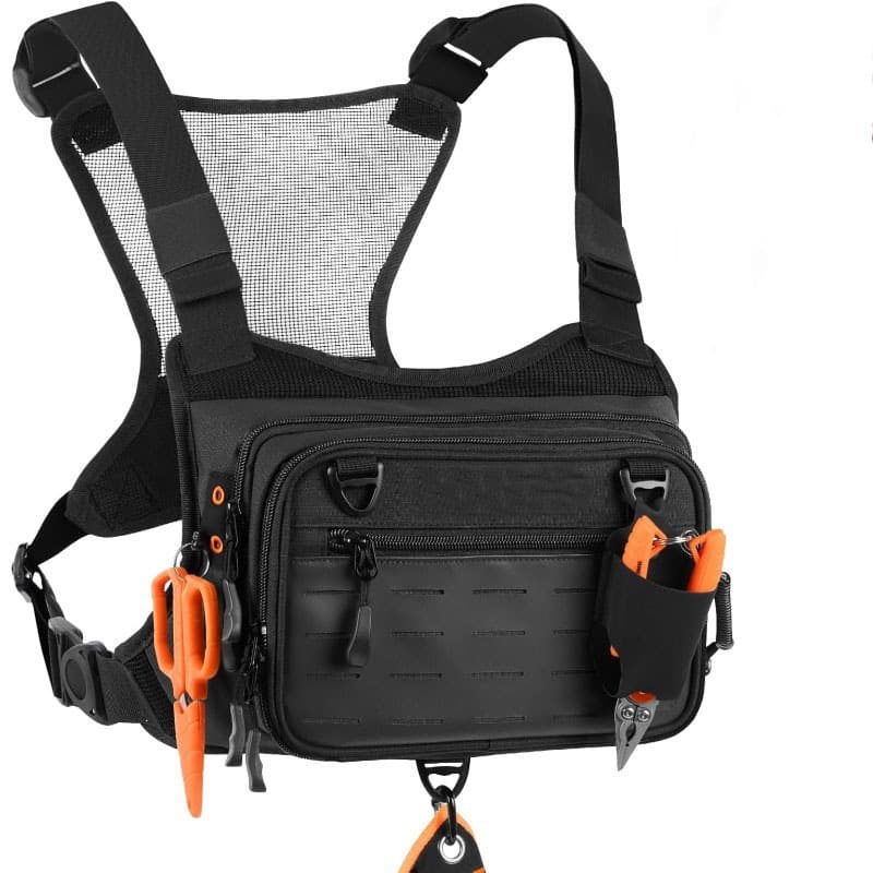 Cross-border Amazon new outdoor running vest tactical chest backpack security vest vest running sports bag