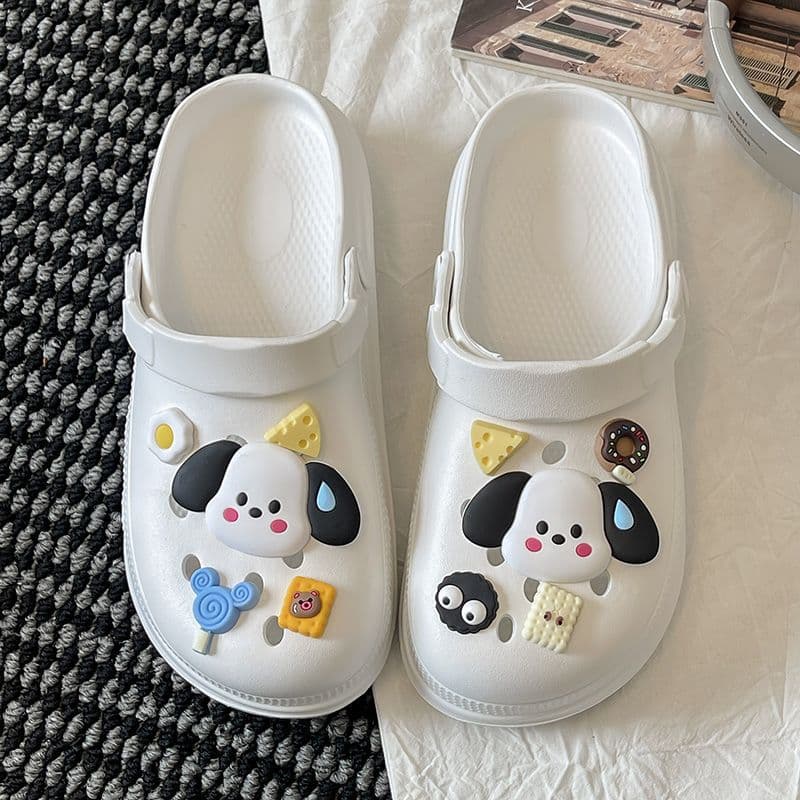 EVA2025 Hot Selling Clog Sandals for Women Summer Thick Sole Anti-Slip Beach Couple Slippers Women's