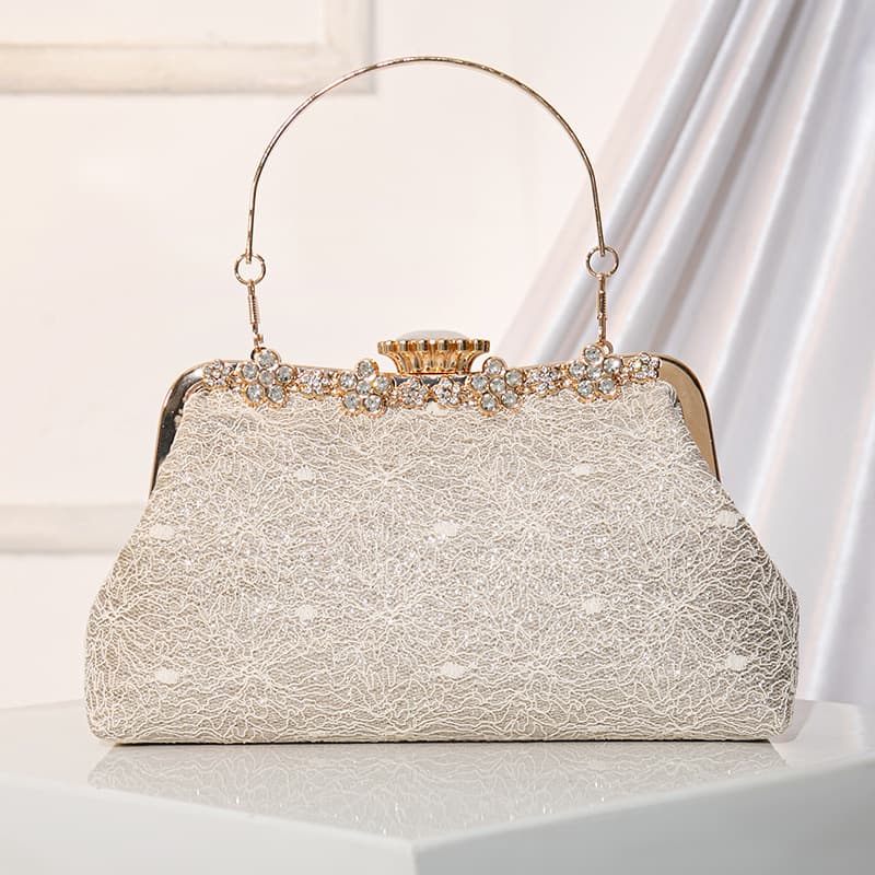 New Cheongsam Bag Bridal Bag Wedding Bag Portable Evening Bag Dress Clutch Bag Shoulder Crossbody Handbag Elegant Women