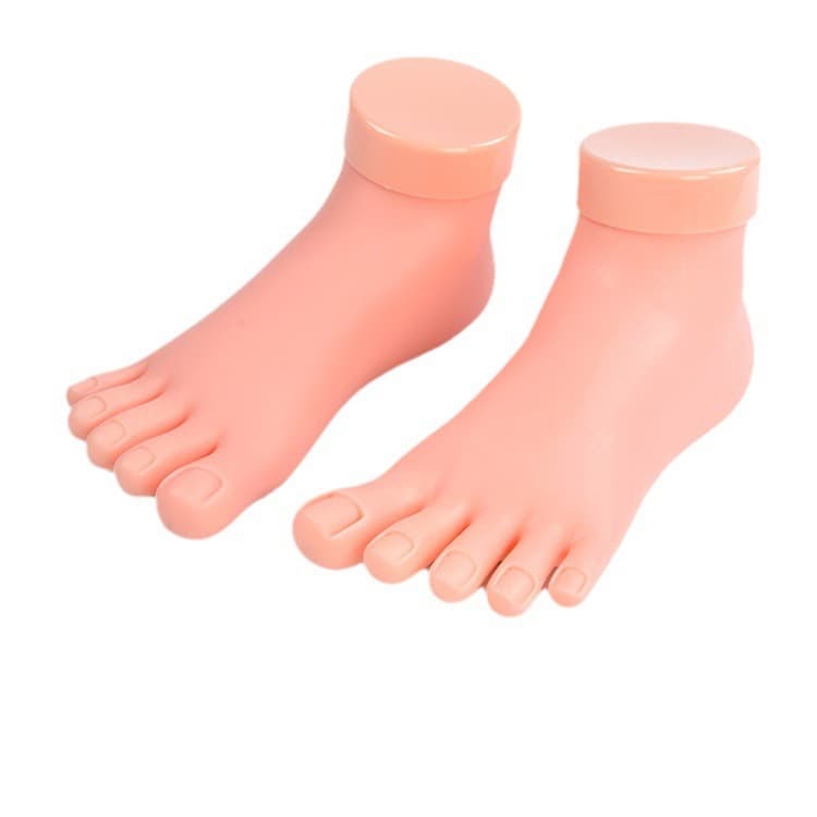 Nail Art Tool Wholesale Practice Single Foot Mold Nail Practice Fake Foot Foot Model Nail Art Foot Mold Soft Fake Foot Mold