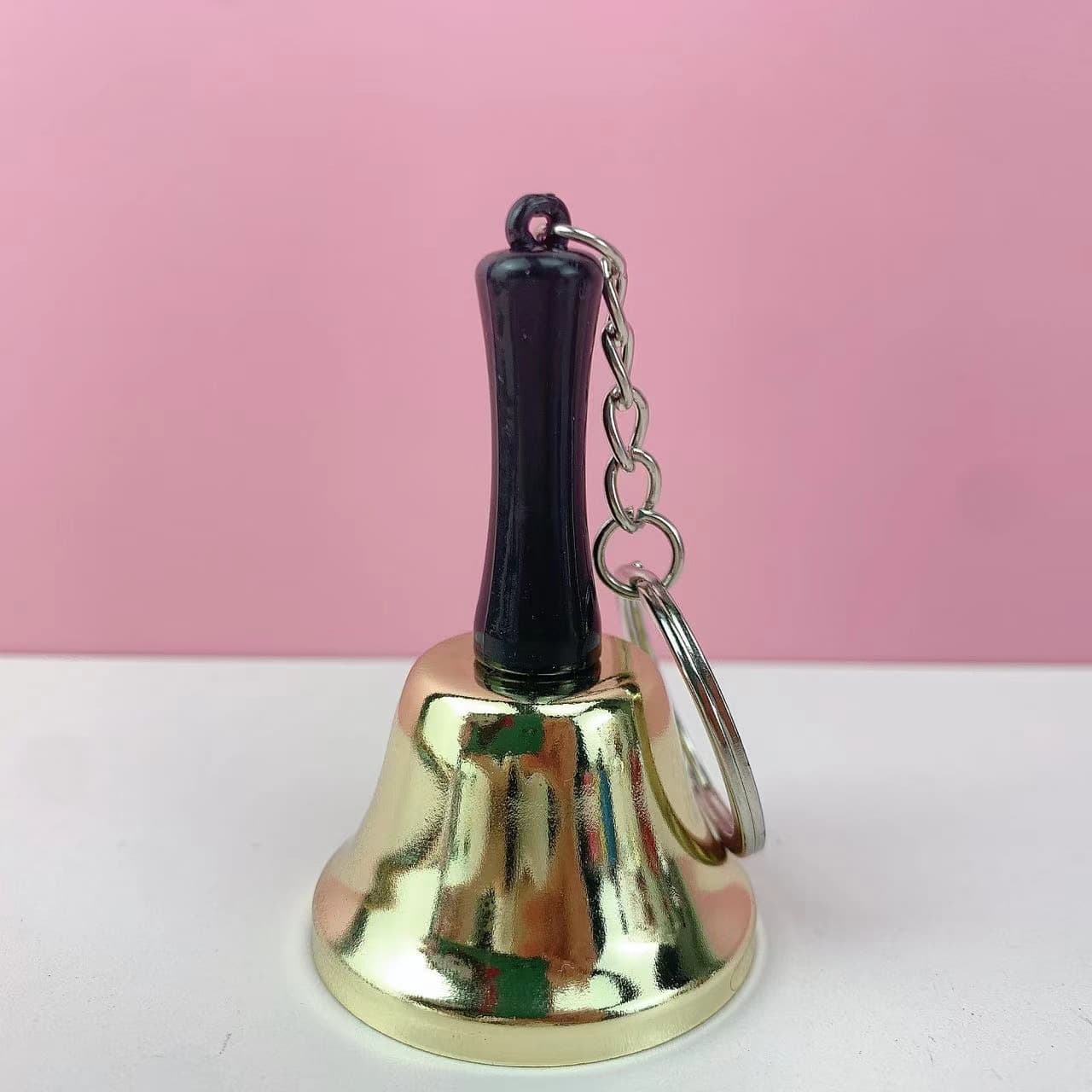 Full Gold Game Buzzer for Live Stream Link Prompts, Student Class Reminder Desk Bell, Meal Bell, Shake Bell