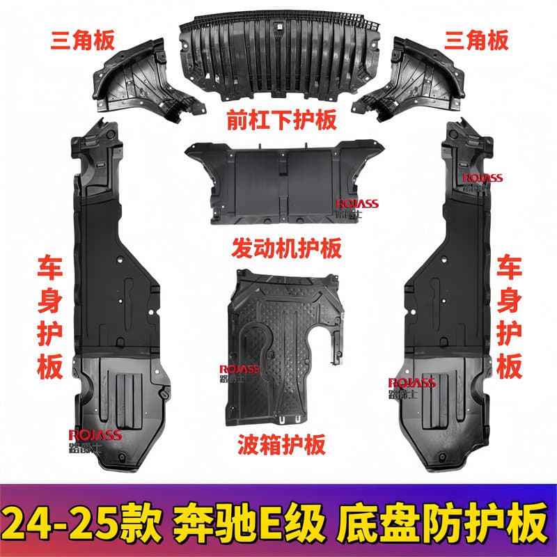Suitable for Mercedes-Benz E-Class Front Bumper E200 Engine E260 Transmission E300 Body E320L Chassis W214 Lower Guard Plate