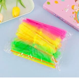 Thickened Bamboo Dragonfly Upgraded Version Hand-Spun Bamboo Dragonfly Rotating Flying Transparent Thickened Classic Nostalgic Toy Outdoor