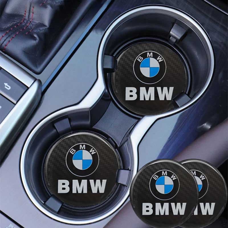 For BMW Cup Holder Mat 3 Series 5 Series 6 Series 7 Series X1 X2 X3 X4 X5 X6 X7 Center Console Interior Modification Anti-Slip Tray Mat