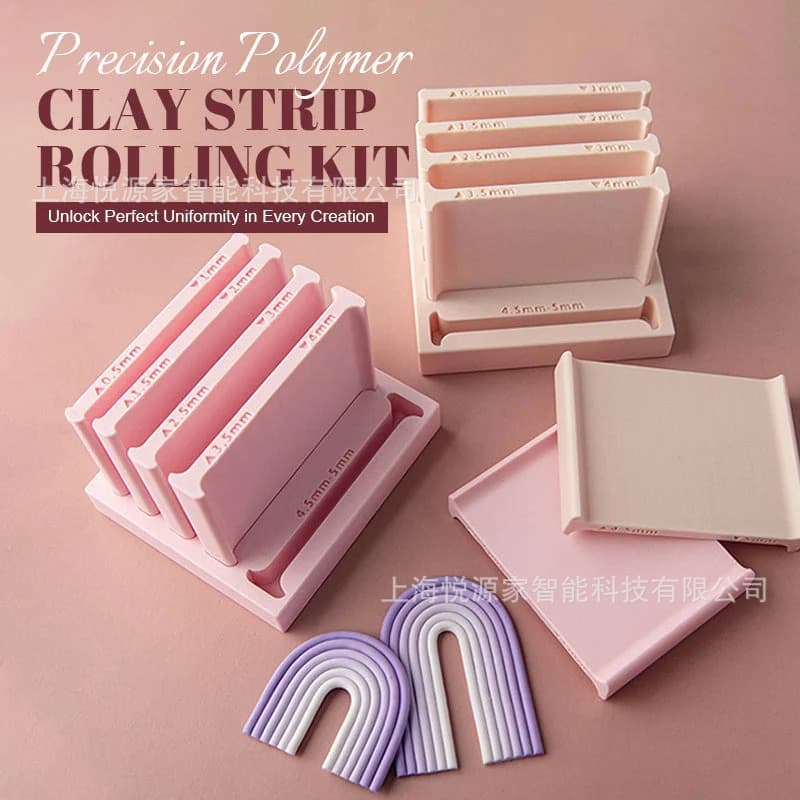 Polymer Clay Thickness String Roller ToolPolymer Clay Thickness Shaping Roller Tool