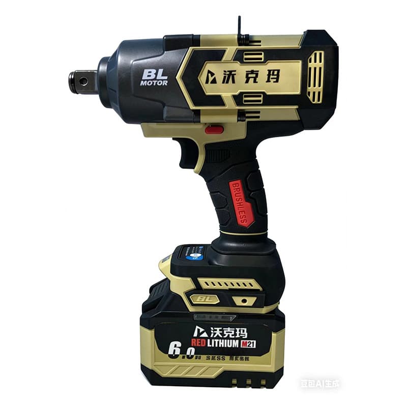 Wokma WKM2000-3 Torque Electric Brushless Lithium-Ion Wrench for Scaffolding Workers, High Torque Electric Wrench