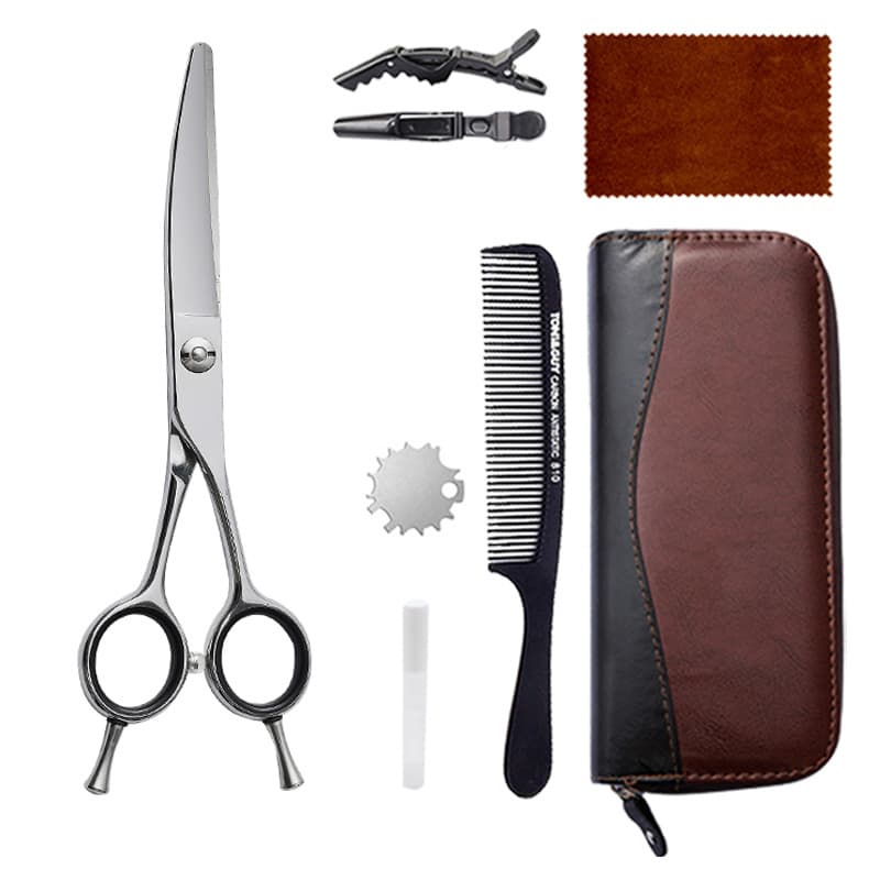 Hair Cutting Scissors Set 6 Inch 9CR Stainless Steel Straight and Thinning Scissors Hairdressing Tools Barber Scissors
