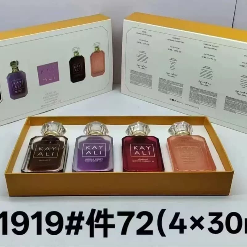 Cross-border Hot-Selling KAYALI Four-Piece Perfume Set for Men and Women Long-Lasting Fragrance Dubai Arab Manufacturer Wholesale