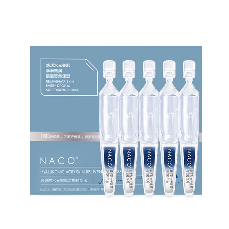 (Trial Size) NACO Hyaluronic Acid Water Glow Tenderizing Single-use Essence 1.2ml*5 Pieces