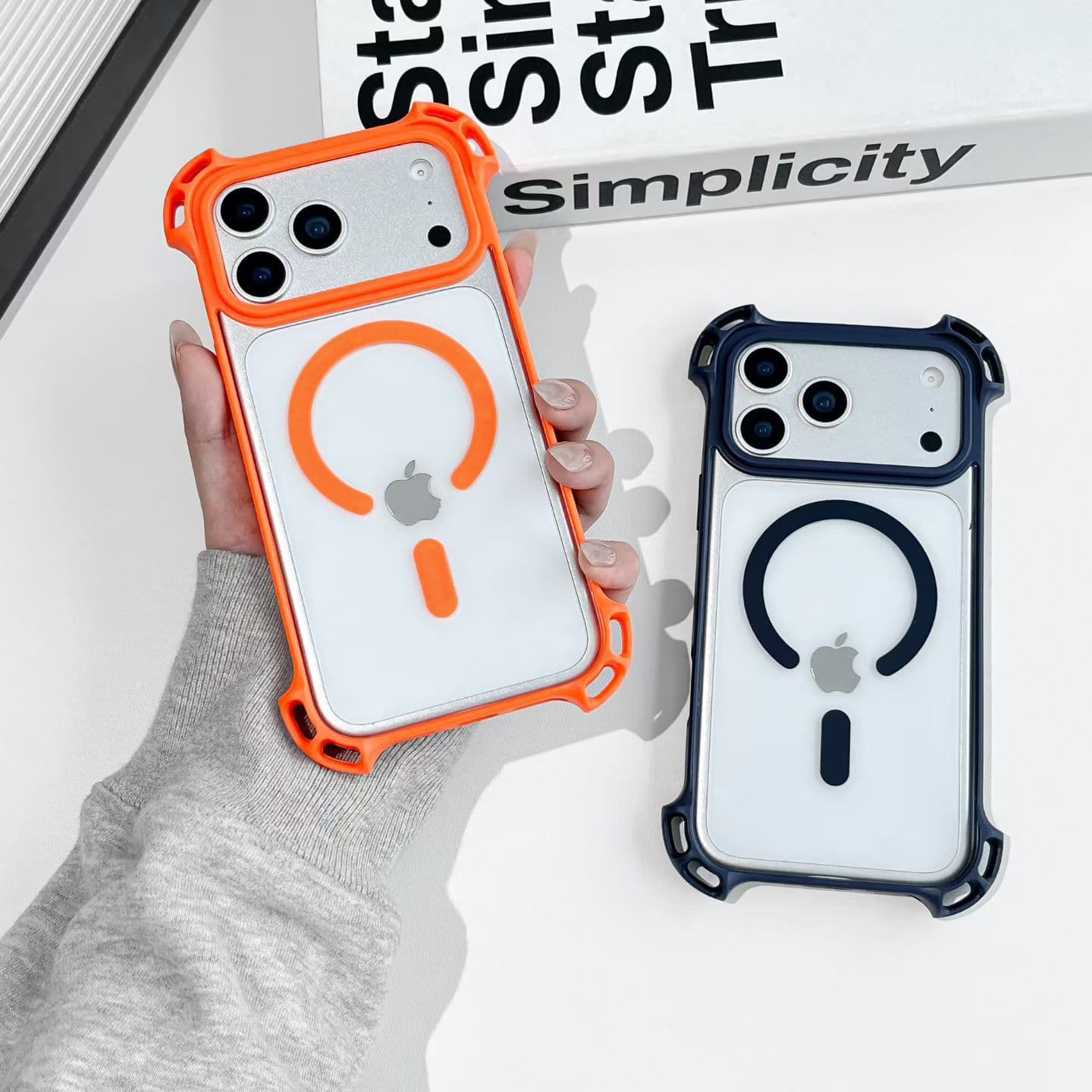 Magnetic Case for iPhone 17, Four-Corner Drop-Proof, Compatible with iPhone 16/15/14/13/12 Pro Max, Protective Case