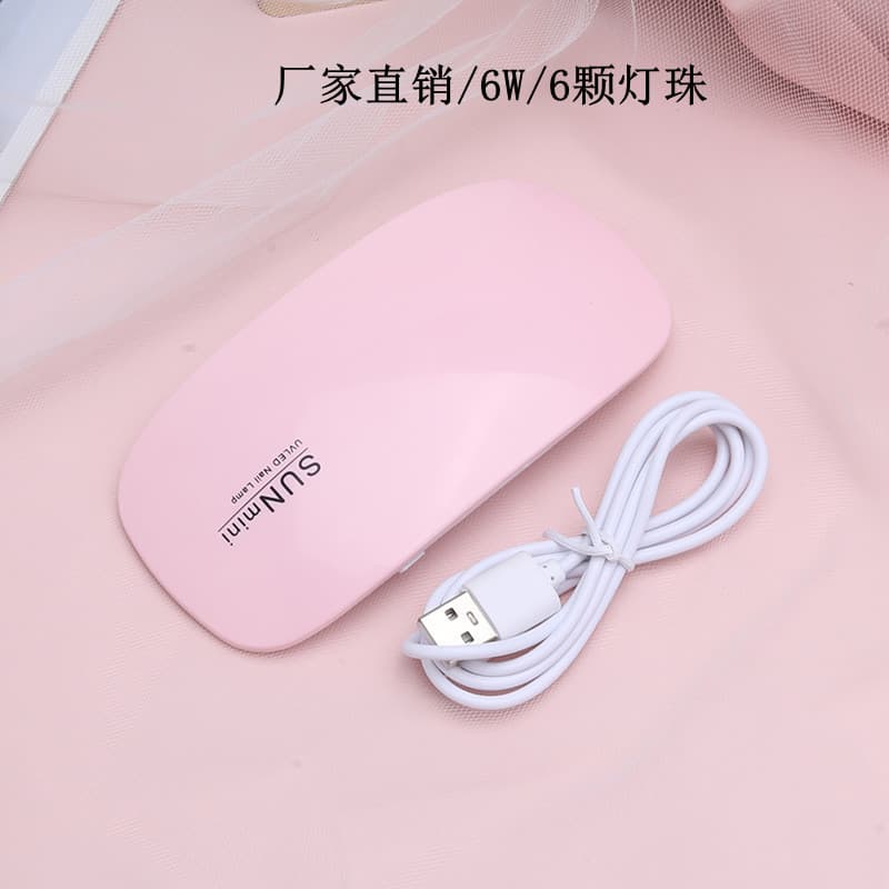 Sunmini Mouse Nail Lamp Mini Handheld Foldable LED Nail Curing Light UV Gel Dryer