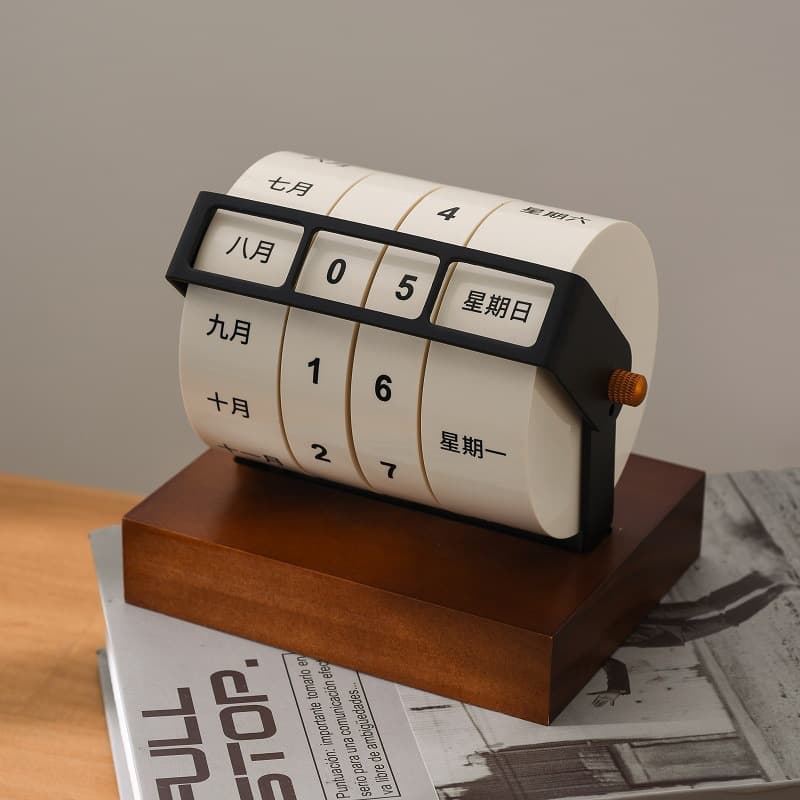 Runner Perpetual Calendar Creative Rotating New Calendar 2025 College Entrance Examination Customized 2025 Calendar Office Desk Ornaments