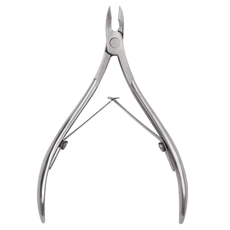 Stainless Steel Cuticle Nipper for Dead Skin and Hangnails, Beauty Pliers for Ingrown Toenails, Slanted Nail Clipper Cuticle Removal Tool