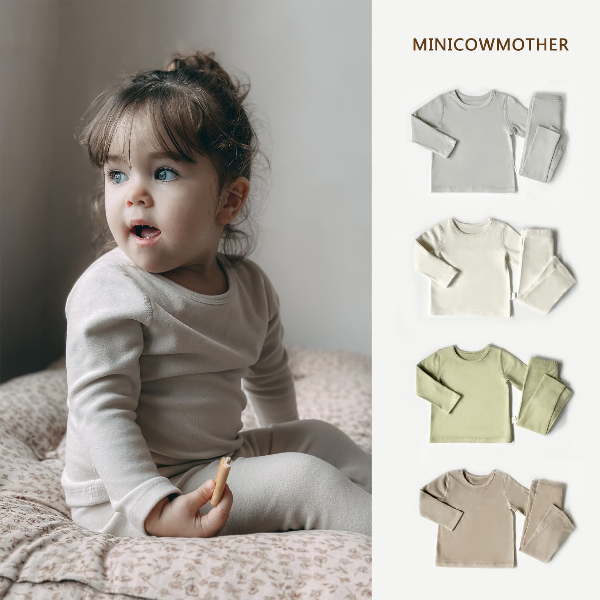 Thickened German Velvet Children's Sleepwear Set Home Clothes Base Layer Shirt Girls Sleepwear Warm Cozy Autumn Winter Kids