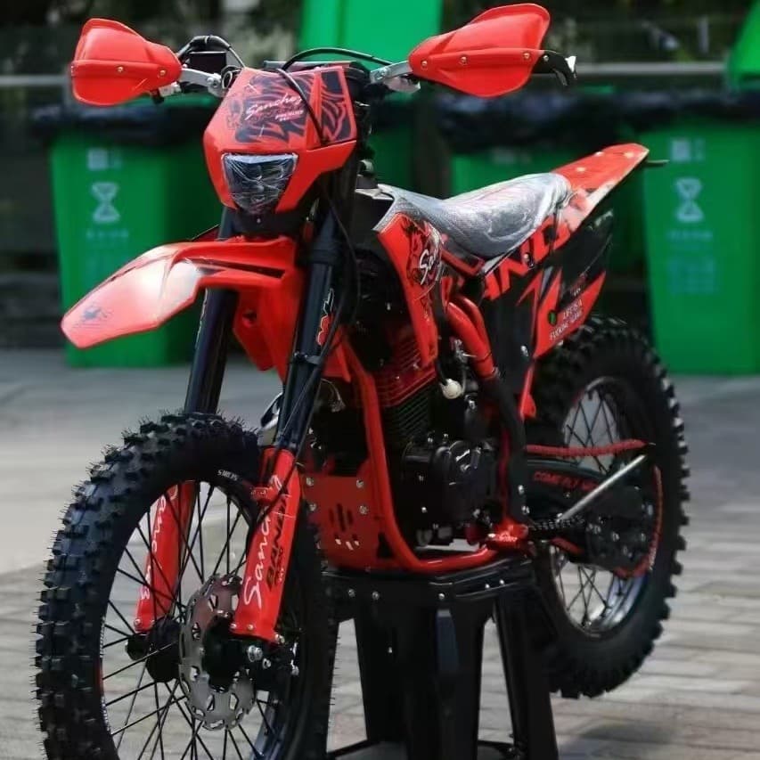 Cheetah Off-Road Motorcycle Air-Cooled High-Performance Off-Road Motorcycle with LCD Instrument Panel with Gear Display Full Version Desert