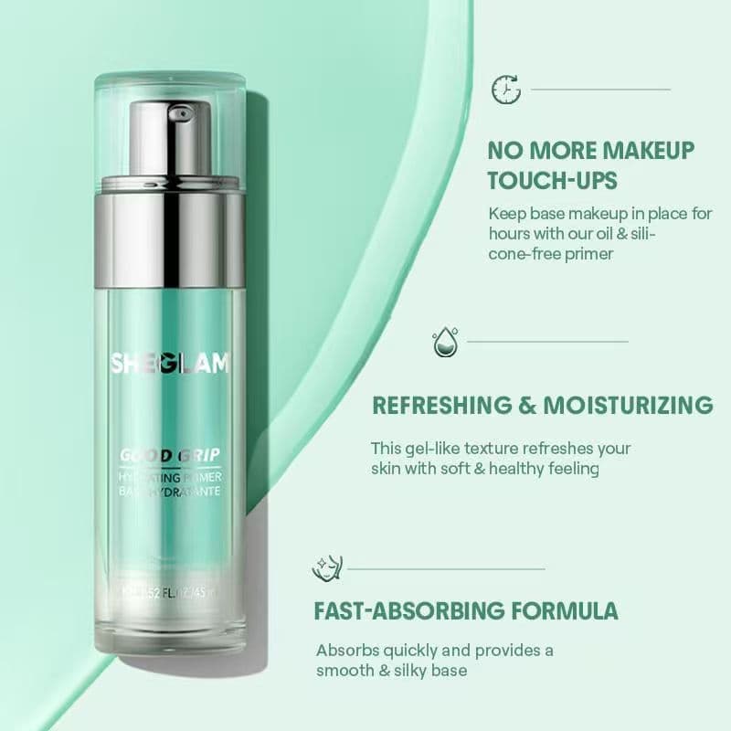 SHEGLAM Hydrating Primer, Silicone-Free Gentle Base, Long-Lasting Makeup Grip, Cross-Border Bestselling Makeup Wholesale