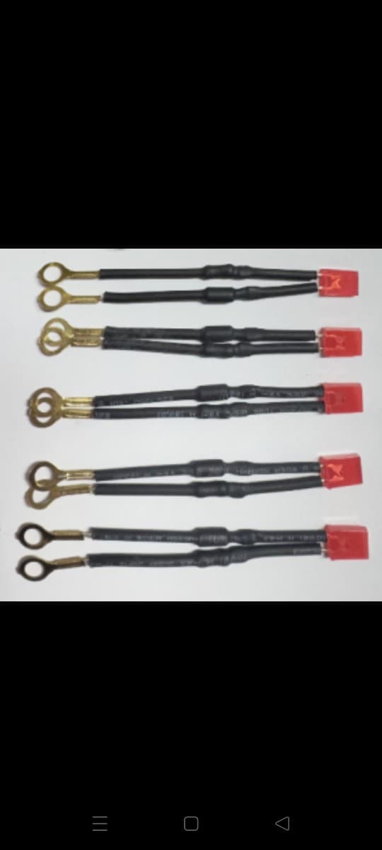 LED double-set with terminals F3 red double-set + terminal power indicator LED light-emitting diode