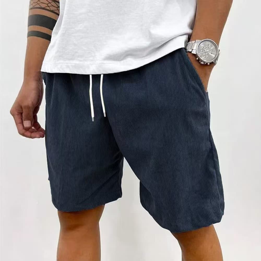 Cross-border independent station Amazon thin corduroy shorts summer American loose casual trendy beach sports shorts