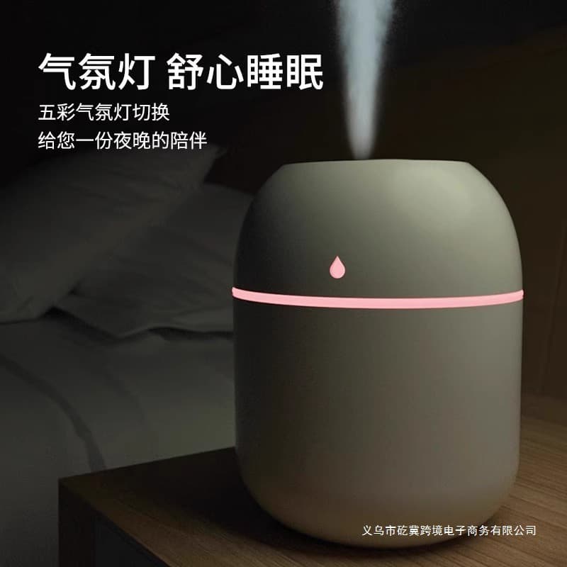 2025 New Model Small USB Humidifier for Home, Bedroom, Office Desktop