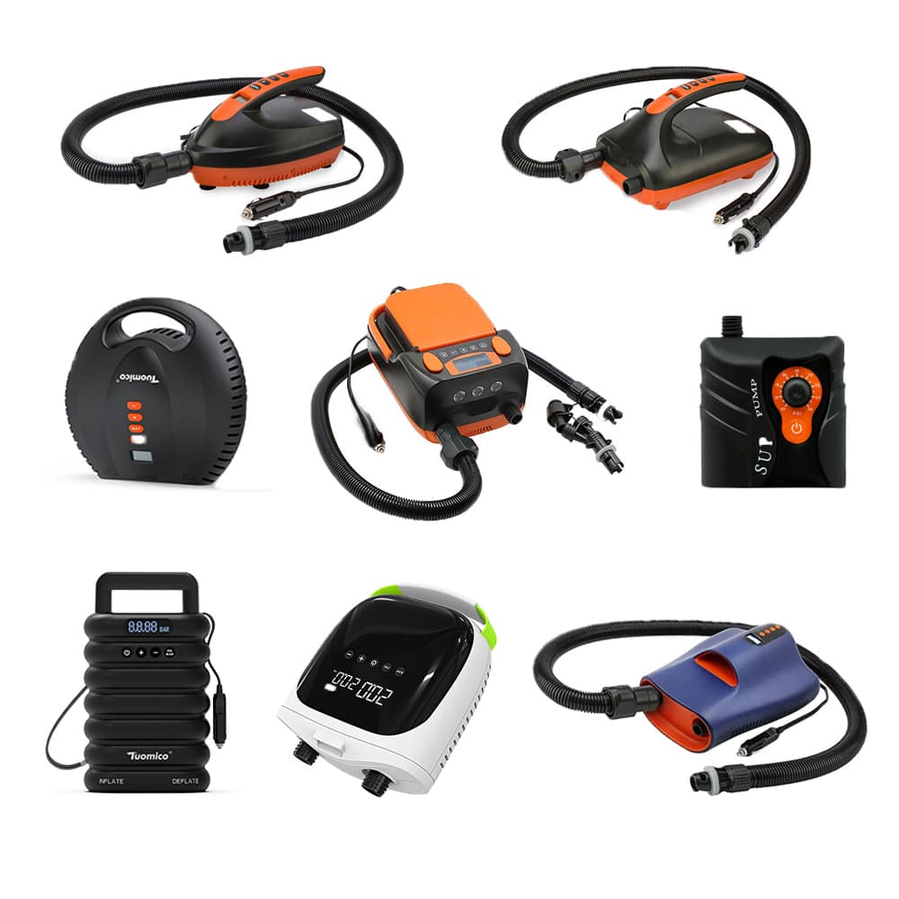 Cross-border Best-selling Outdoor SUP Electric Inflatable Pump 12V Car High-pressure Pump for Inflatable Paddle Boards, Inflatable Boats, and Inflatable Tents