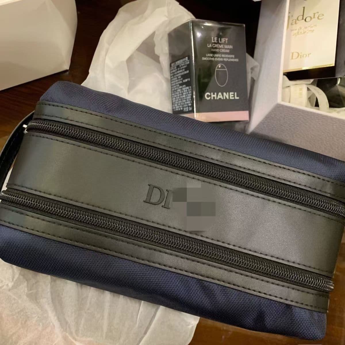 Dijia Wilderness Series Double Zipper Toiletry Bag Cosmetic Bag Extra Large Capacity Unisex Storage Pouch In Stock Fast Shipping