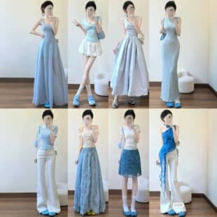 Thirteen Lines Summer New Brand Women's Tops Dresses Skirts Mixed Styles Bag Physical Store Live Streaming Stall Wholesale