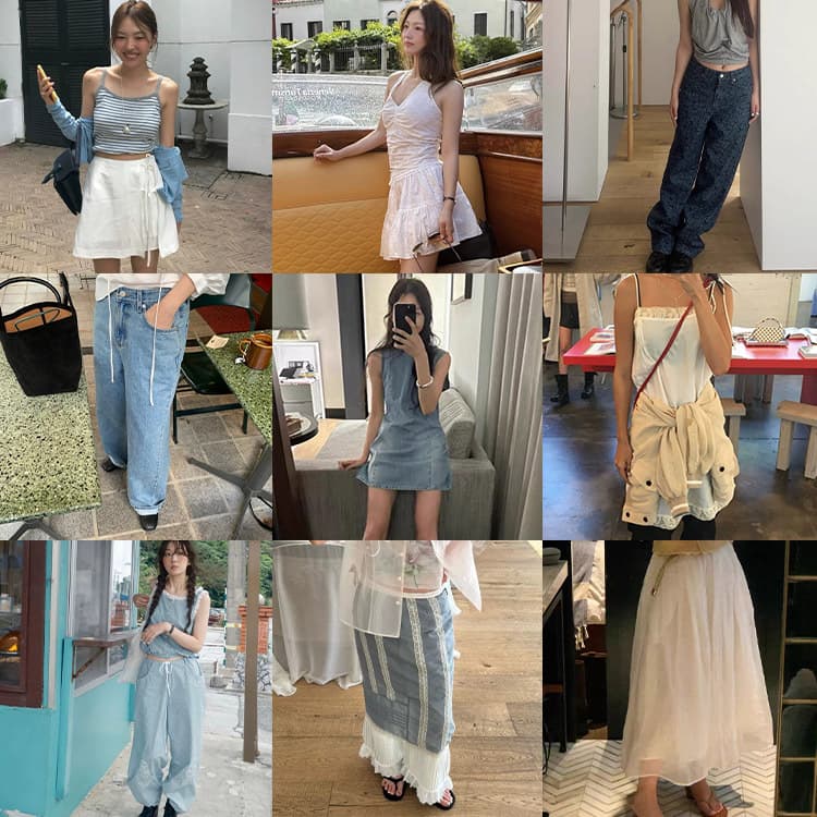 [In Stock, Ships Immediately, No Returns or Exchanges Unless Quality Issue] Korean Dongdaemun Summer Clearance Deals Collection Shorts and Skirts