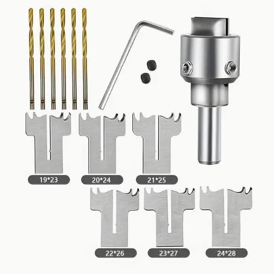 Ring knife, curved safety buckle, integrated tool set, finger tool, woodworking milling cutter, beads knife tool