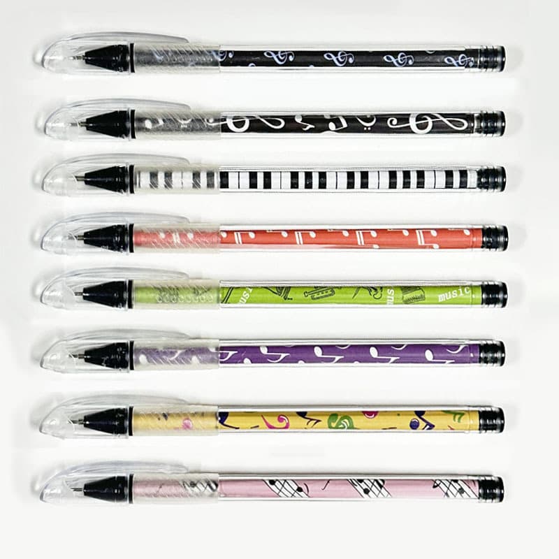 Note staff piano pattern creative ballpoint pen learning high-value stationery music gifts office supplies