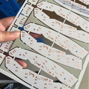 Automotive headlight circuit board aluminum substrate PCB source factory, prototype and mass production of LED electronics
