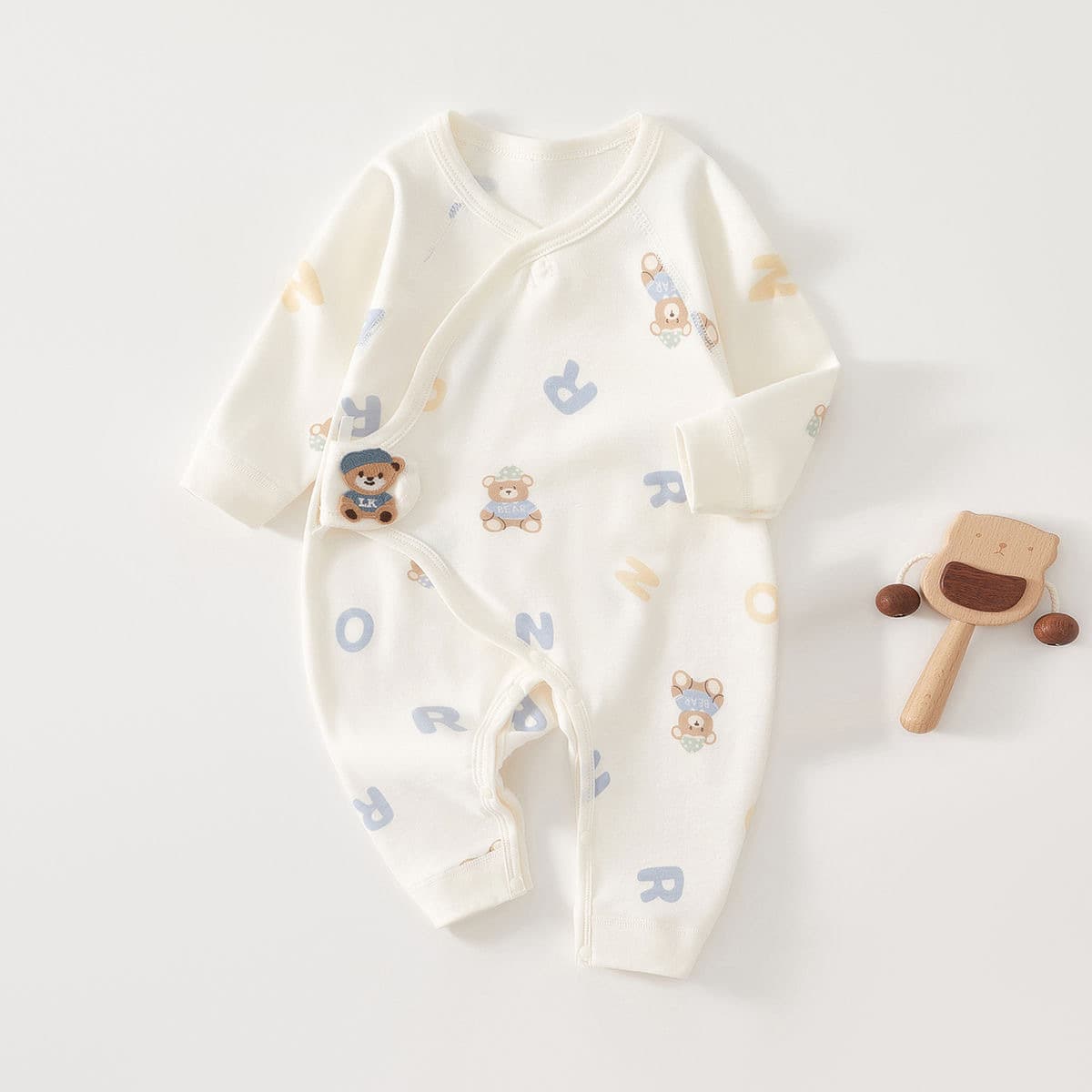 Newborn Baby Butterfly Suit Autumn Winter Infant Boys Girls Cotton Long Sleeve Seamless Bodysuit Spring Autumn Style