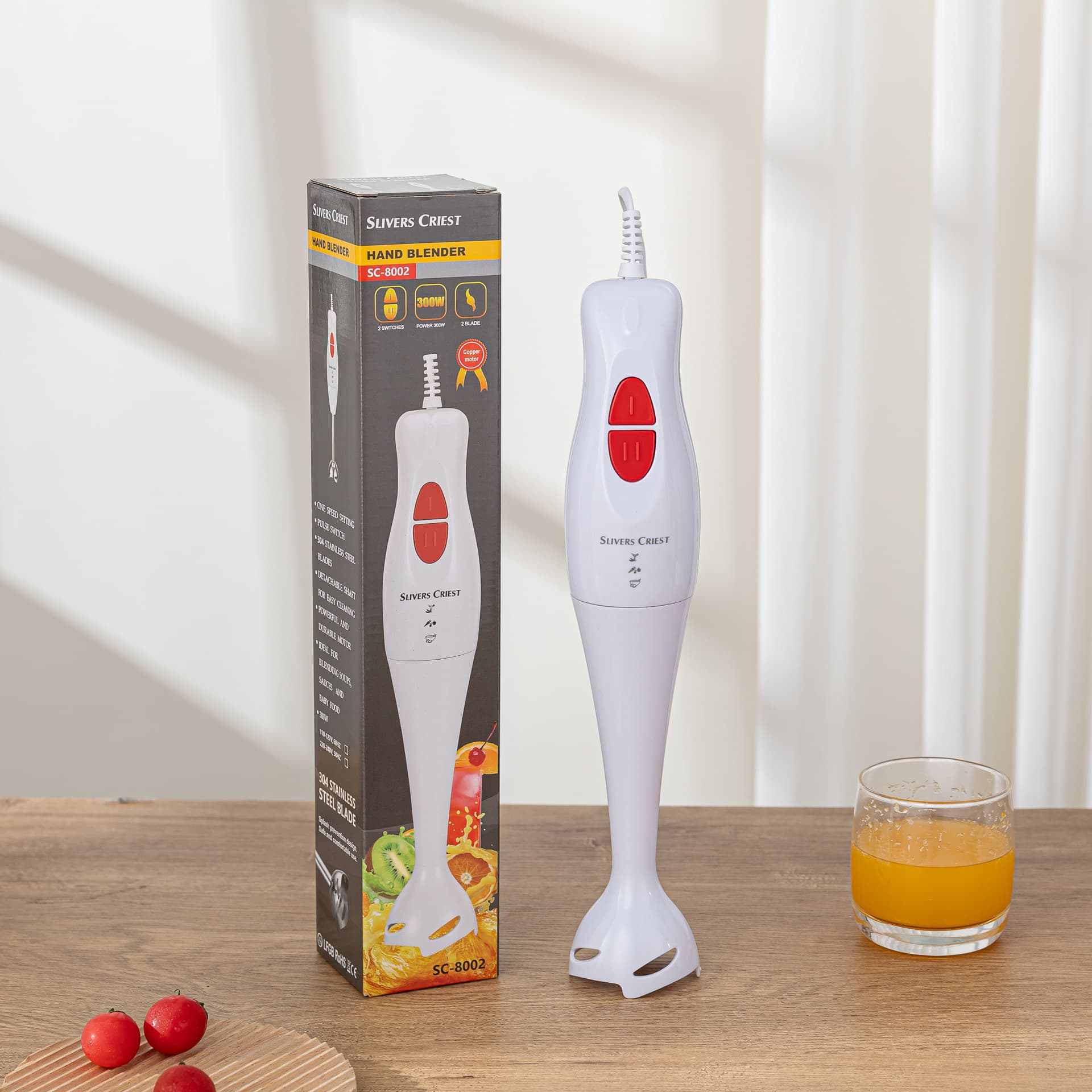 Export Special Hand Blender Electric Egg Beater Baby Food Maker Hand Blender Home Use EU Plug