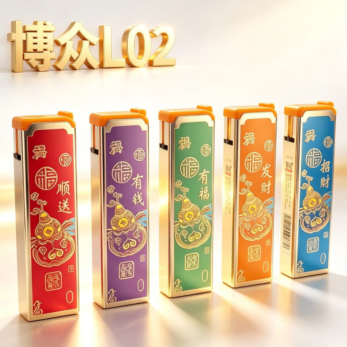 New Bozhong L02 Iron Shell Windproof Direct Jet Lighter Advertising Lighter Blue Flame Direct Jet Laser Engraving